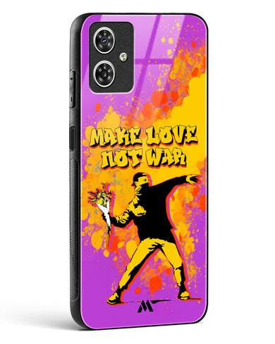 Love And Not War Glass Case Phone Cover (Motorola)