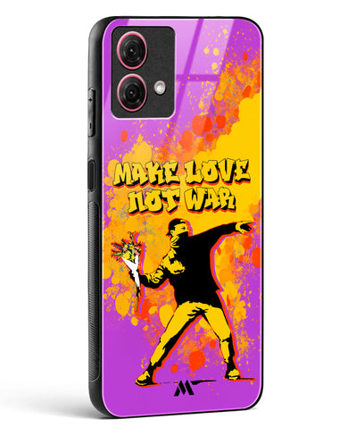 Love And Not War Glass Case Phone Cover (Motorola)