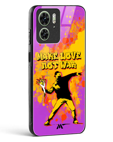 Love And Not War Glass Case Phone Cover (Motorola)