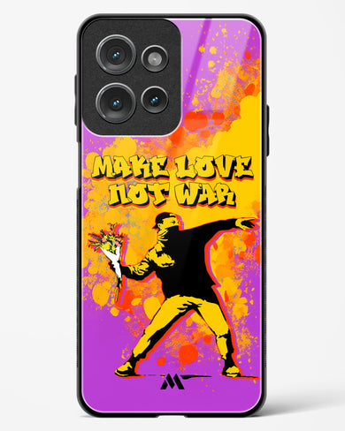 Love And Not War Glass Case Phone Cover (Motorola)