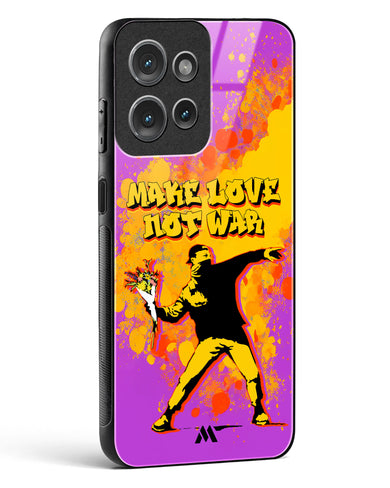 Love And Not War Glass Case Phone Cover (Motorola)