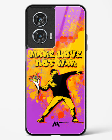 Love And Not War Glass Case Phone Cover (Motorola)