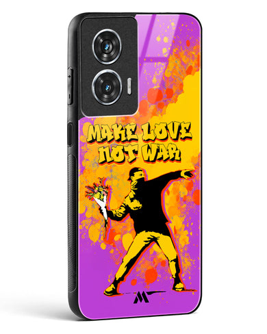 Love And Not War Glass Case Phone Cover (Motorola)