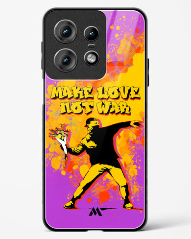 Love And Not War Glass Case Phone Cover (Motorola)