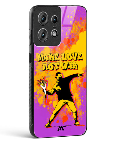 Love And Not War Glass Case Phone Cover (Motorola)