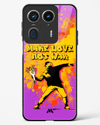Love And Not War Glass Case Phone Cover (Motorola)