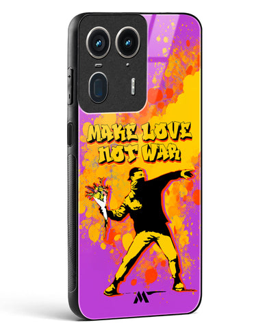 Love And Not War Glass Case Phone Cover (Motorola)