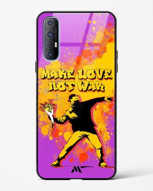 Love And Not War Glass Case Phone Cover (Oppo)