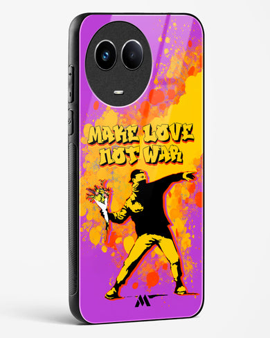 Love And Not War Glass Case Phone Cover (Realme)