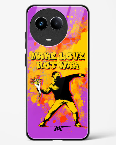 Love And Not War Glass Case Phone Cover (Realme)