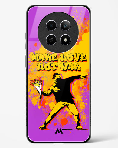 Love And Not War Glass Case Phone Cover (Realme)