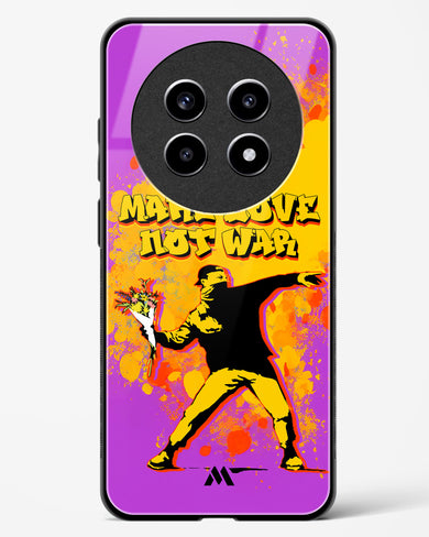 Love And Not War Glass Case Phone Cover (Realme)