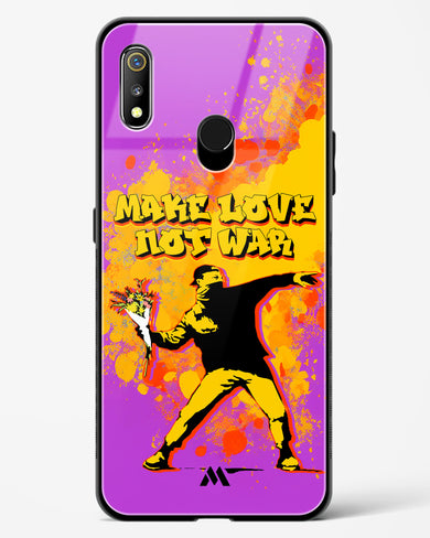 Love And Not War Glass Case Phone Cover (Realme)