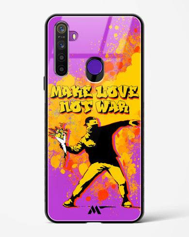 Love And Not War Glass Case Phone Cover (Realme)