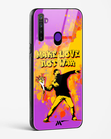 Love And Not War Glass Case Phone Cover (Realme)