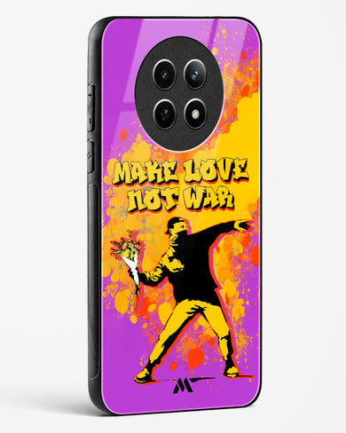 Love And Not War Glass Case Phone Cover (Realme)