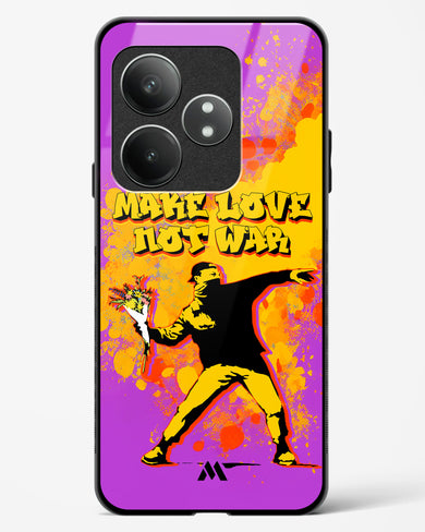 Love And Not War Glass Case Phone Cover (Realme)