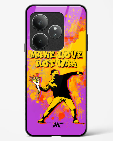 Love And Not War Glass Case Phone Cover (Realme)