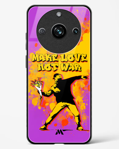 Love And Not War Glass Case Phone Cover (Realme)