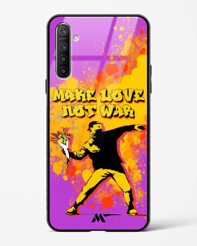 Love And Not War Glass Case Phone Cover (Realme)