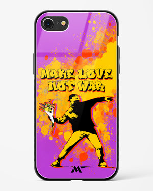Love Not War Glass Case Phone Cover-(Apple)