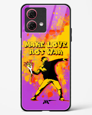 Love Not War Glass Case Phone Cover (Motorola)
