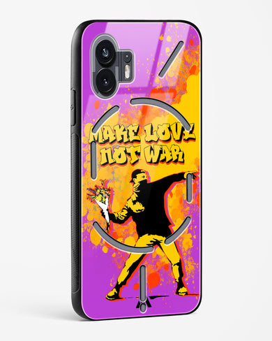 Love Not War Glass Case Phone Cover (Nothing)
