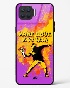 Love Not War Glass Case Phone Cover (Oppo)