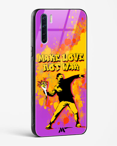 Love Not War Glass Case Phone Cover (Oppo)