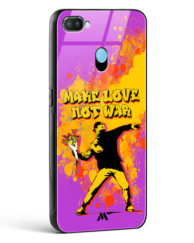 Love Not War Glass Case Phone Cover (Realme)