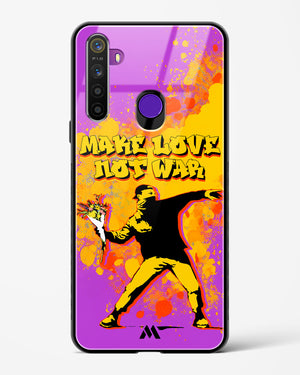 Love Not War Glass Case Phone Cover-(Realme)