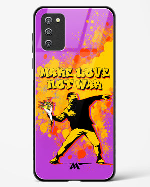 Make Love Not War Glass Case Phone Cover (Samsung)