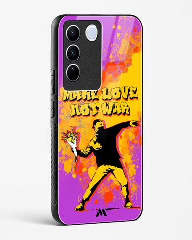 Love Not War Glass Case Phone Cover (Vivo)