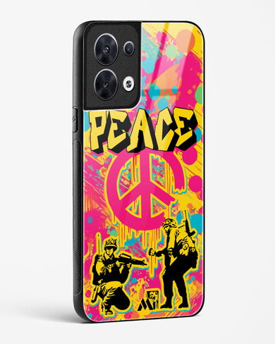 Peace Glass Case Phone Cover (Oppo)