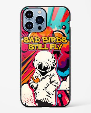 Sad Birds Still Fly Glass Case Phone Cover-(Apple)