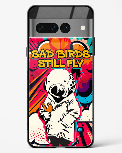 Sad Birds Still Fly Glass Case Phone Cover (Google)