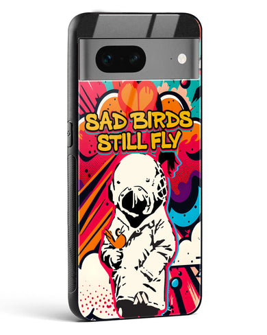 Sad Birds Still Fly Glass Case Phone Cover (Google)