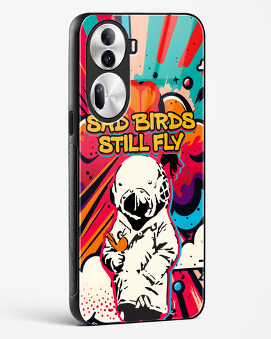 Sad Birds Still Fly Glass Case Phone Cover (Oppo)