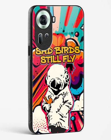 Sad Birds Still Fly Glass Case Phone Cover (Oppo)