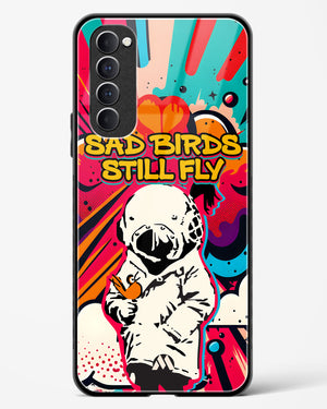 Sad Birds Still Fly Glass Case Phone Cover (Oppo)