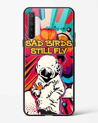 Sad Birds Still Fly Glass Case Phone Cover-(Realme)