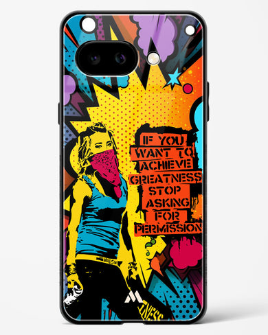 Stop Asking Permission Glass Case Phone Cover (Google)