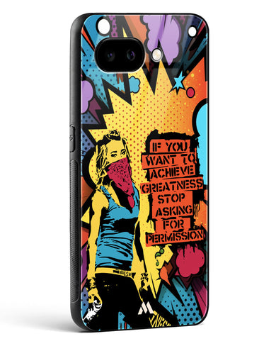 Stop Asking Permission Glass Case Phone Cover (Google)