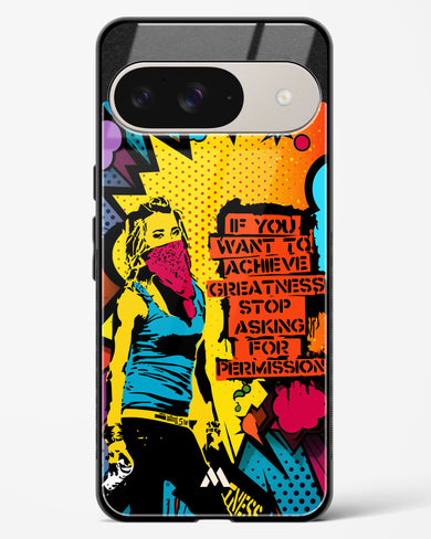 Stop Asking Permission Glass Case Phone Cover (Google)