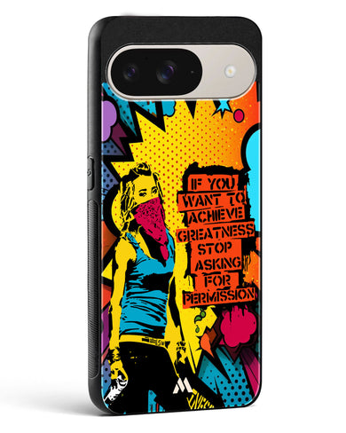 Stop Asking Permission Glass Case Phone Cover (Google)