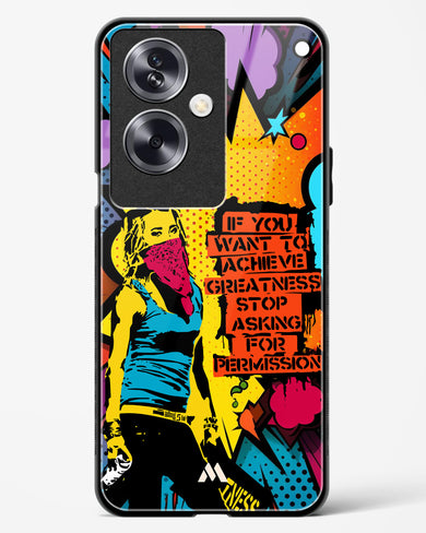 Stop Asking Permission Glass Case Phone Cover (Oppo)