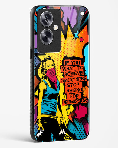 Stop Asking Permission Glass Case Phone Cover (Oppo)