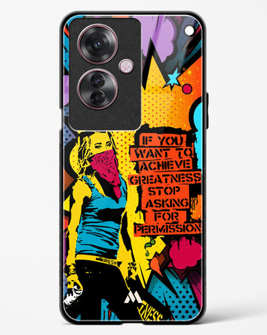 Stop Asking Permission Glass Case Phone Cover (Oppo)