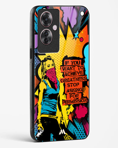 Stop Asking Permission Glass Case Phone Cover (Oppo)