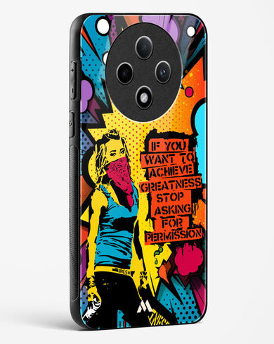 Stop Asking Permission Glass Case Phone Cover (Oppo)